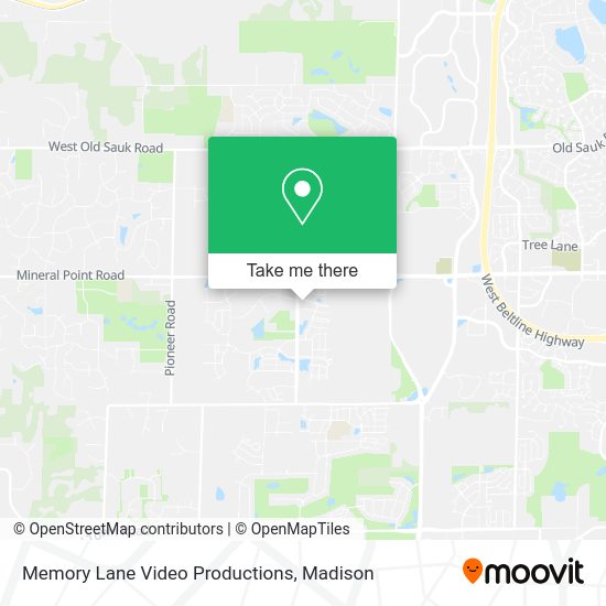 Mapa de Memory Lane Video Productions