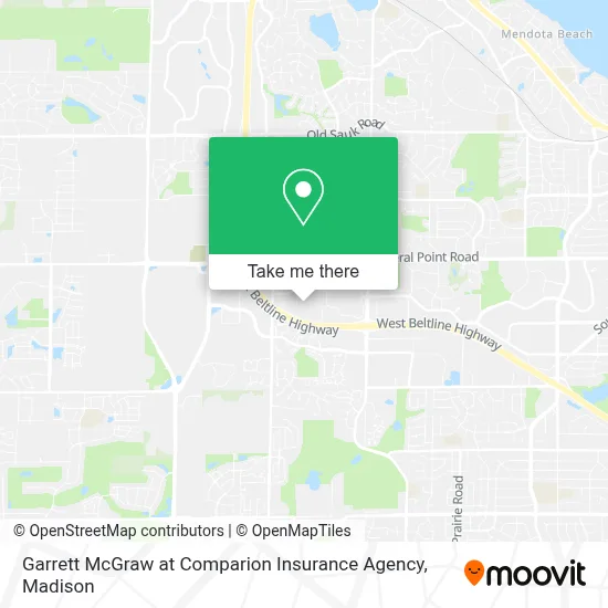Garrett McGraw at Comparion Insurance Agency map