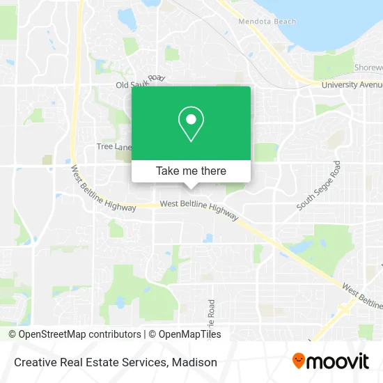 Creative Real Estate Services map