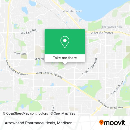 Mapa de Arrowhead Pharmaceuticals