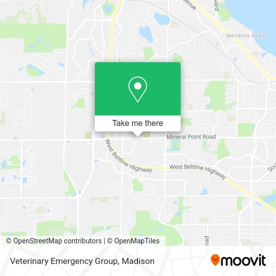 Veterinary Emergency Group map