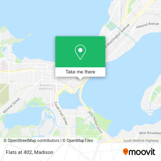 Mapa de Flats at 402