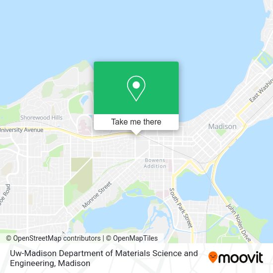 Uw-Madison Department of Materials Science and Engineering map