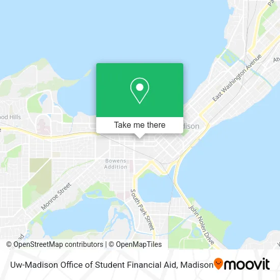 Mapa de Uw-Madison Office of Student Financial Aid