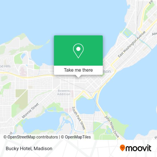 Bucky Hotel map