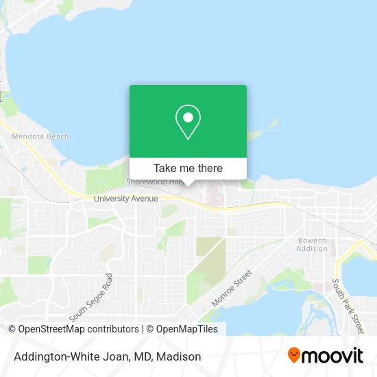 Mapa de Addington-White Joan, MD