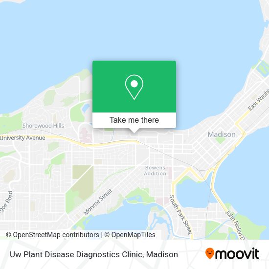 Uw Plant Disease Diagnostics Clinic map