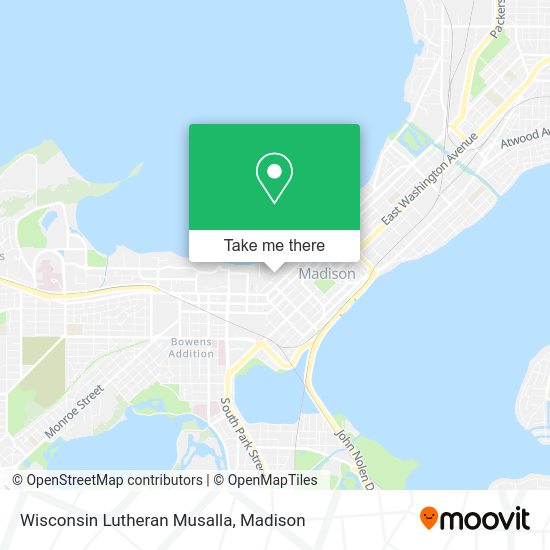 Mapa de Wisconsin Lutheran Musalla