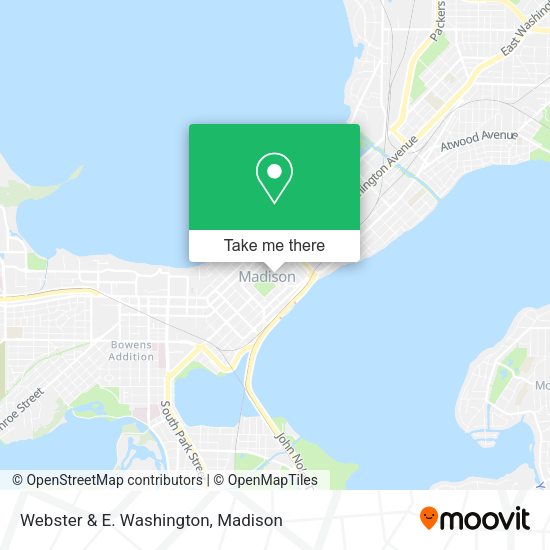 Mapa de Webster & E. Washington
