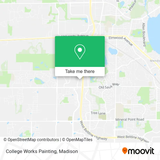 College Works Painting map