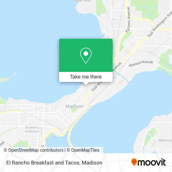 Mapa de El Rancho Breakfast and Tacos