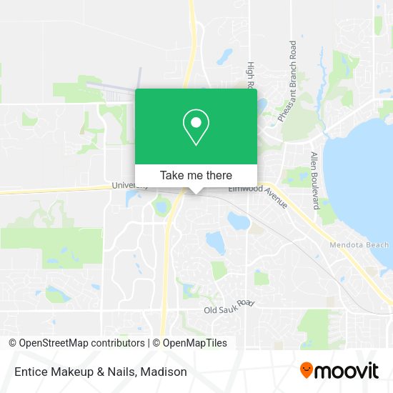 Entice Makeup & Nails map