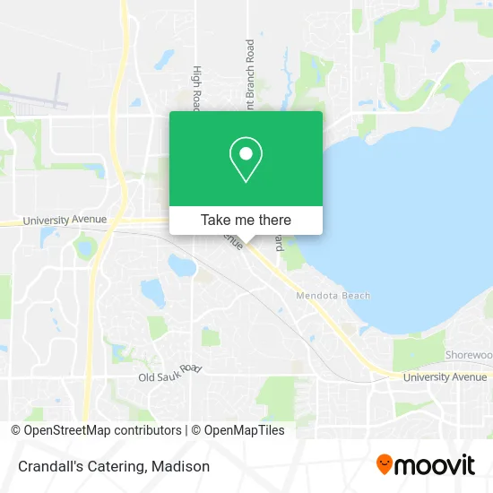 Mapa de Crandall's Catering