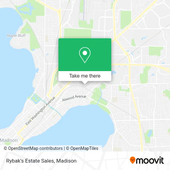 Rybak's Estate Sales map