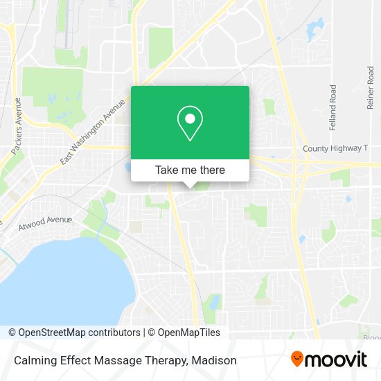Calming Effect Massage Therapy map
