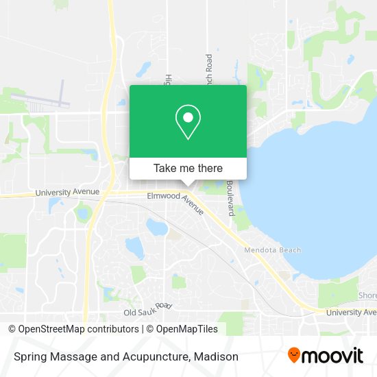 Spring Massage and Acupuncture map
