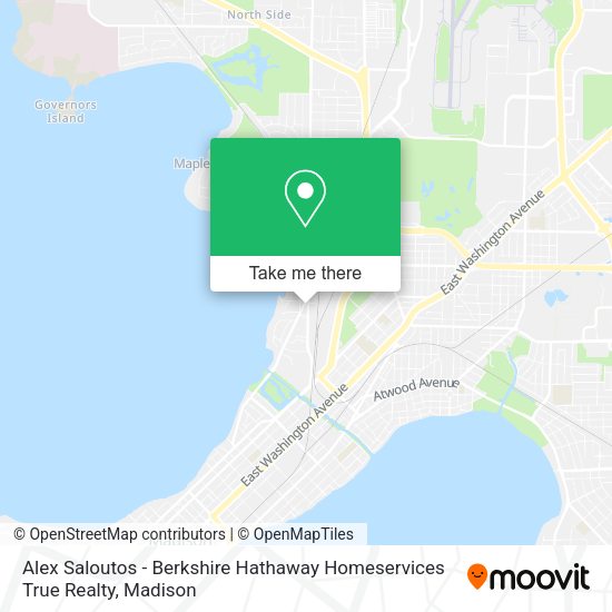Mapa de Alex Saloutos - Berkshire Hathaway Homeservices True Realty