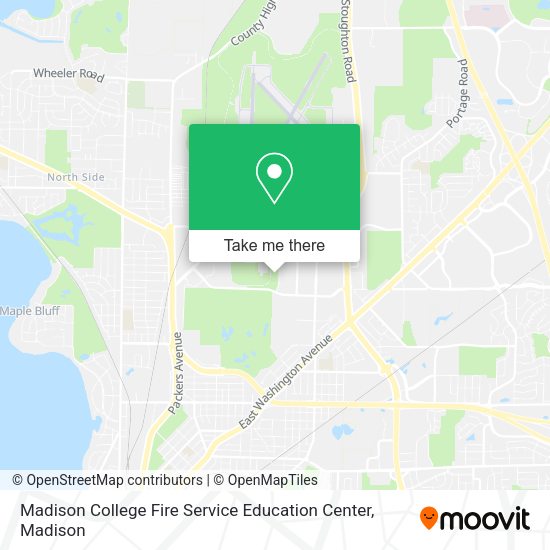 Mapa de Madison College Fire Service Education Center