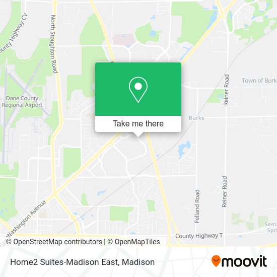 Home2 Suites-Madison East map