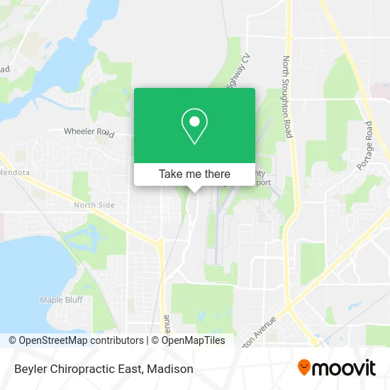Beyler Chiropractic East map