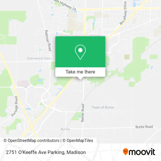 Mapa de 2751 O'Keeffe Ave Parking