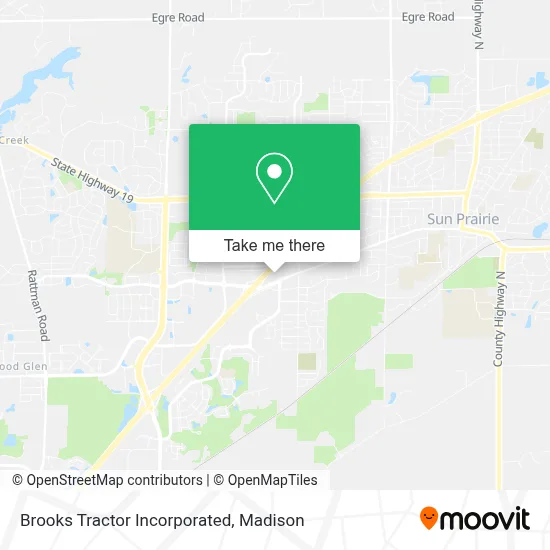 Brooks Tractor Incorporated map