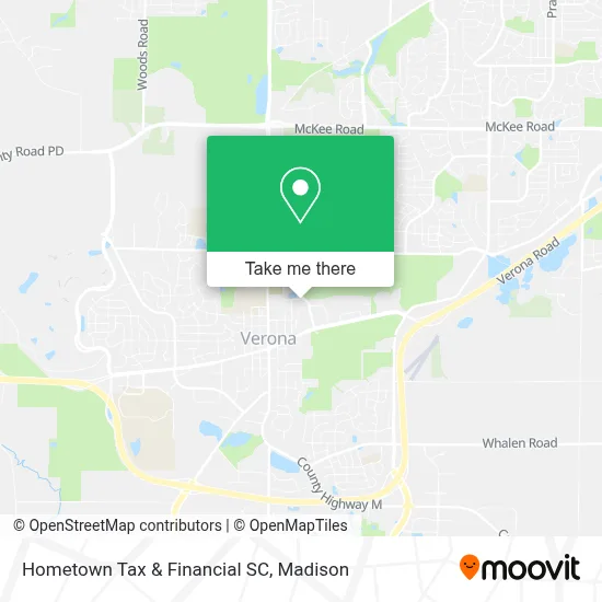 Hometown Tax & Financial SC map