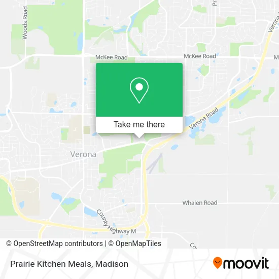 Mapa de Prairie Kitchen Meals