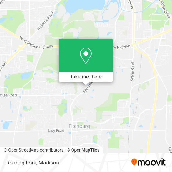 Mapa de Roaring Fork