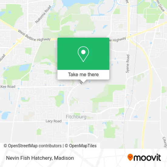 Mapa de Nevin Fish Hatchery