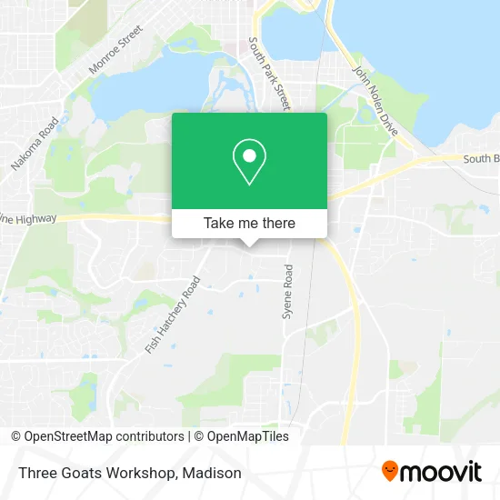 Three Goats Workshop map