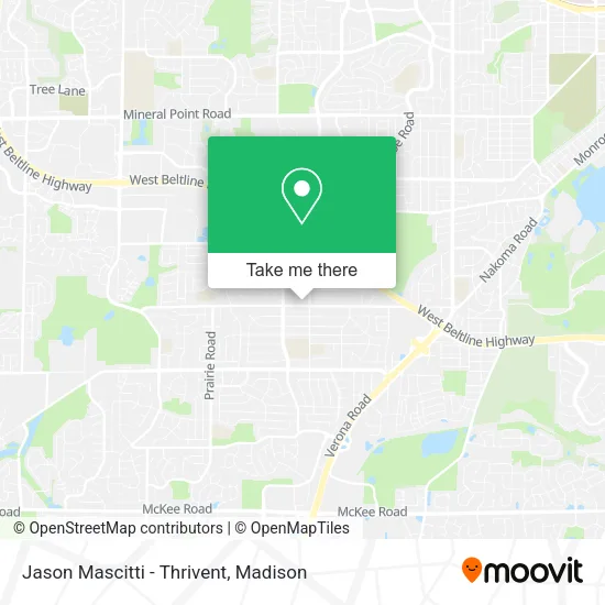 Mapa de Jason Mascitti - Thrivent
