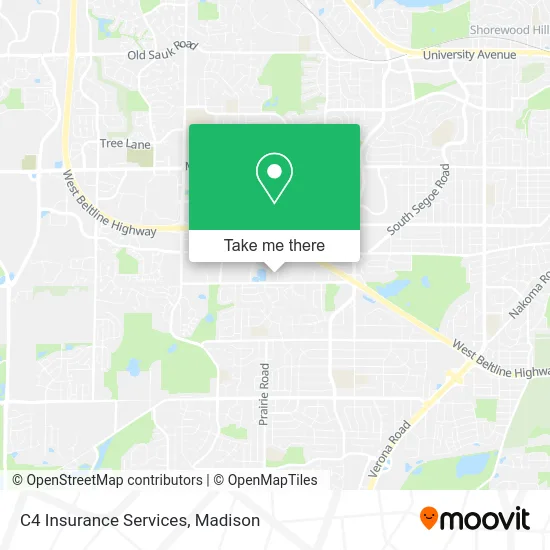 C4 Insurance Services map