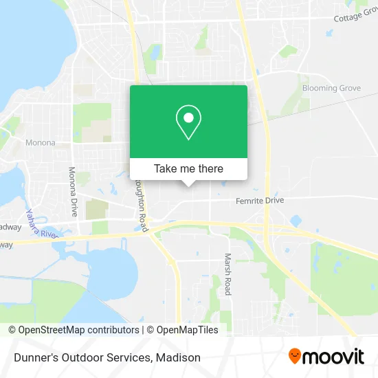 Dunner's Outdoor Services map
