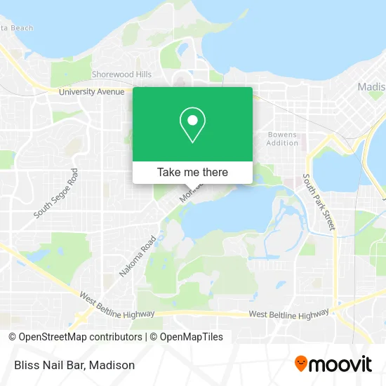 Mapa de Bliss Nail Bar