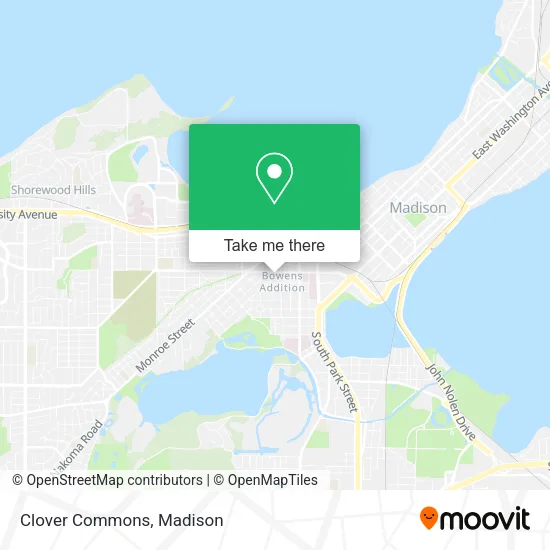 Mapa de Clover Commons