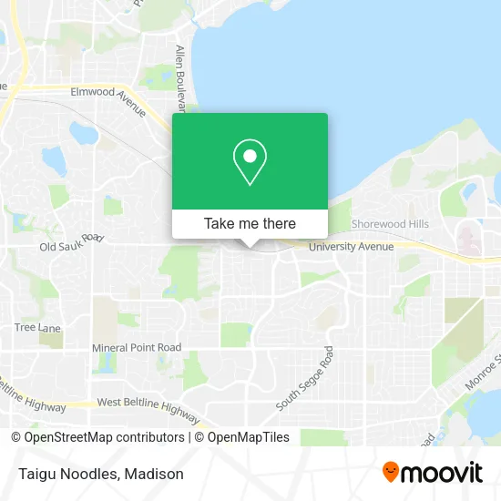 Mapa de Taigu Noodles