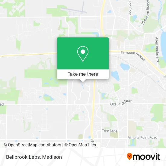 Bellbrook Labs map