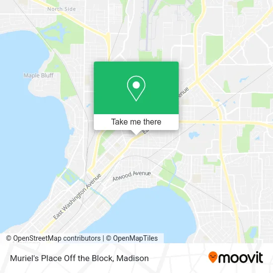 Muriel's Place Off the Block map
