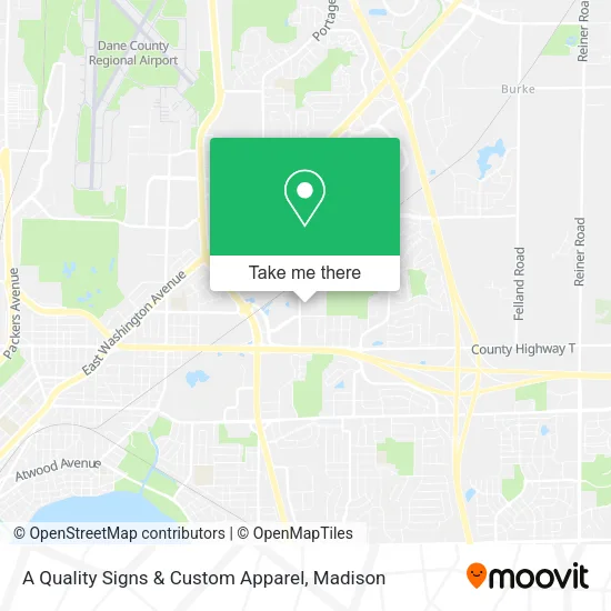 Mapa de A Quality Signs & Custom Apparel