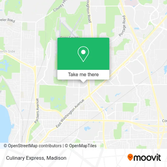Mapa de Culinary Express