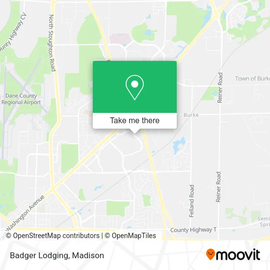 Mapa de Badger Lodging