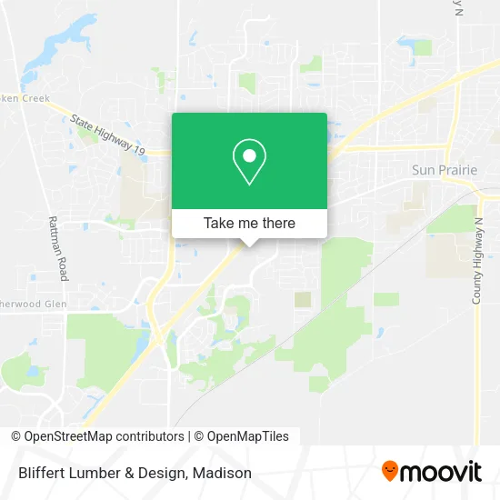Mapa de Bliffert Lumber & Design