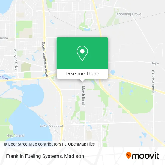 Franklin Fueling Systems map