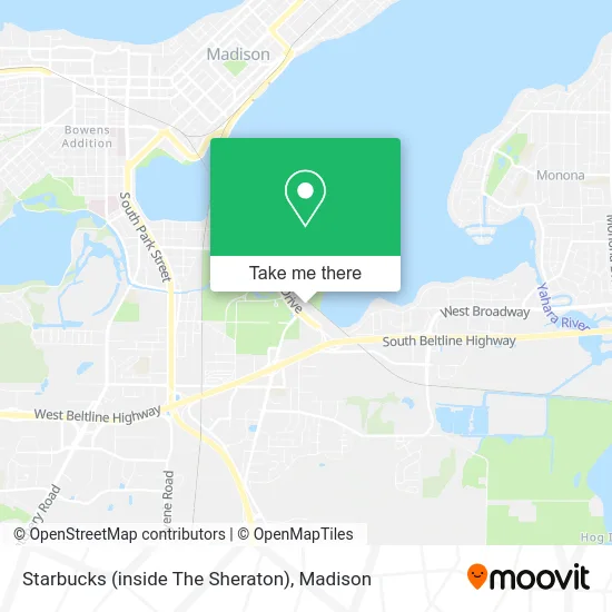 Starbucks (inside The Sheraton) map