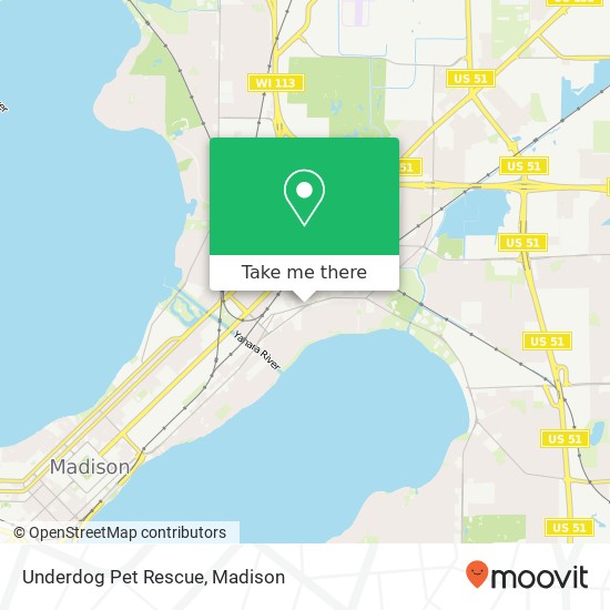 Underdog Pet Rescue map