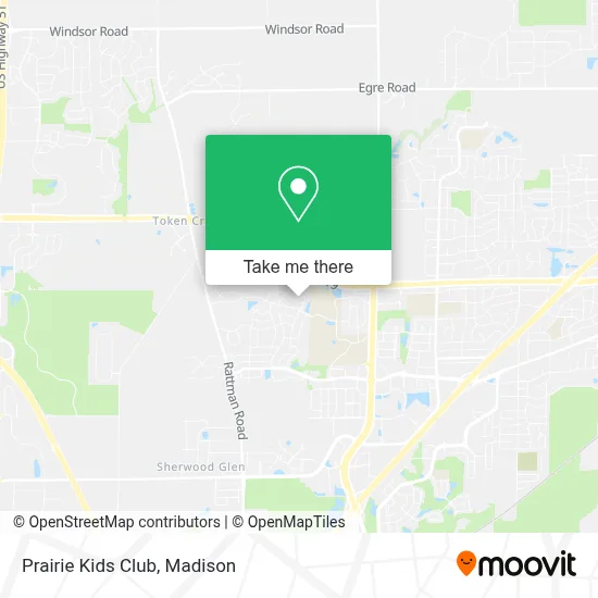 Prairie Kids Club map