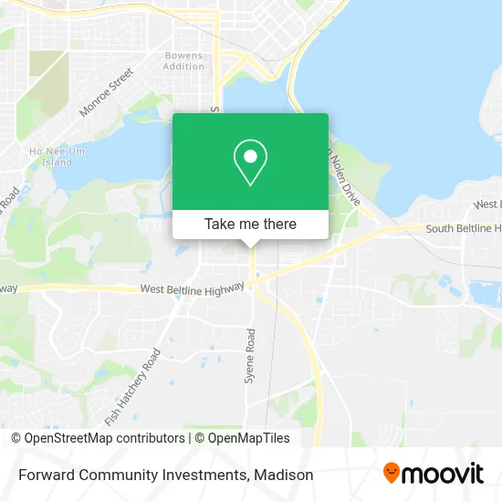 Forward Community Investments map