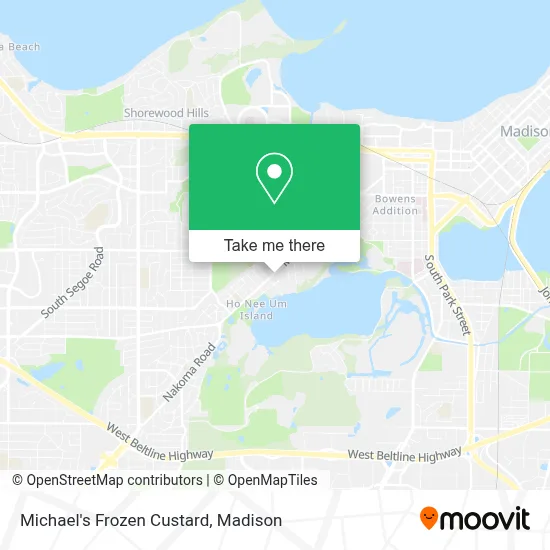 Michael's Frozen Custard map