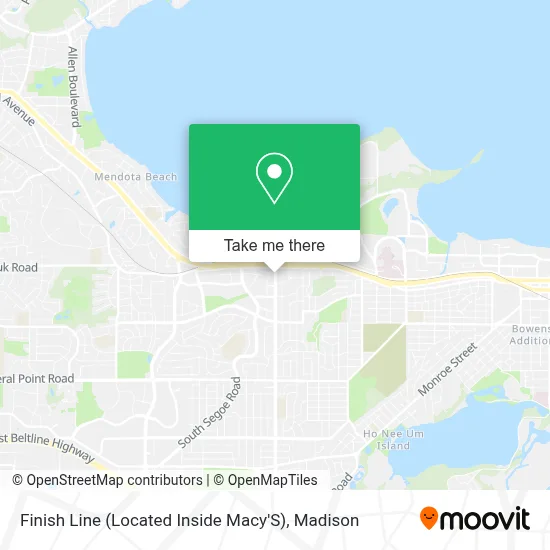 Finish Line (Located Inside Macy'S) map